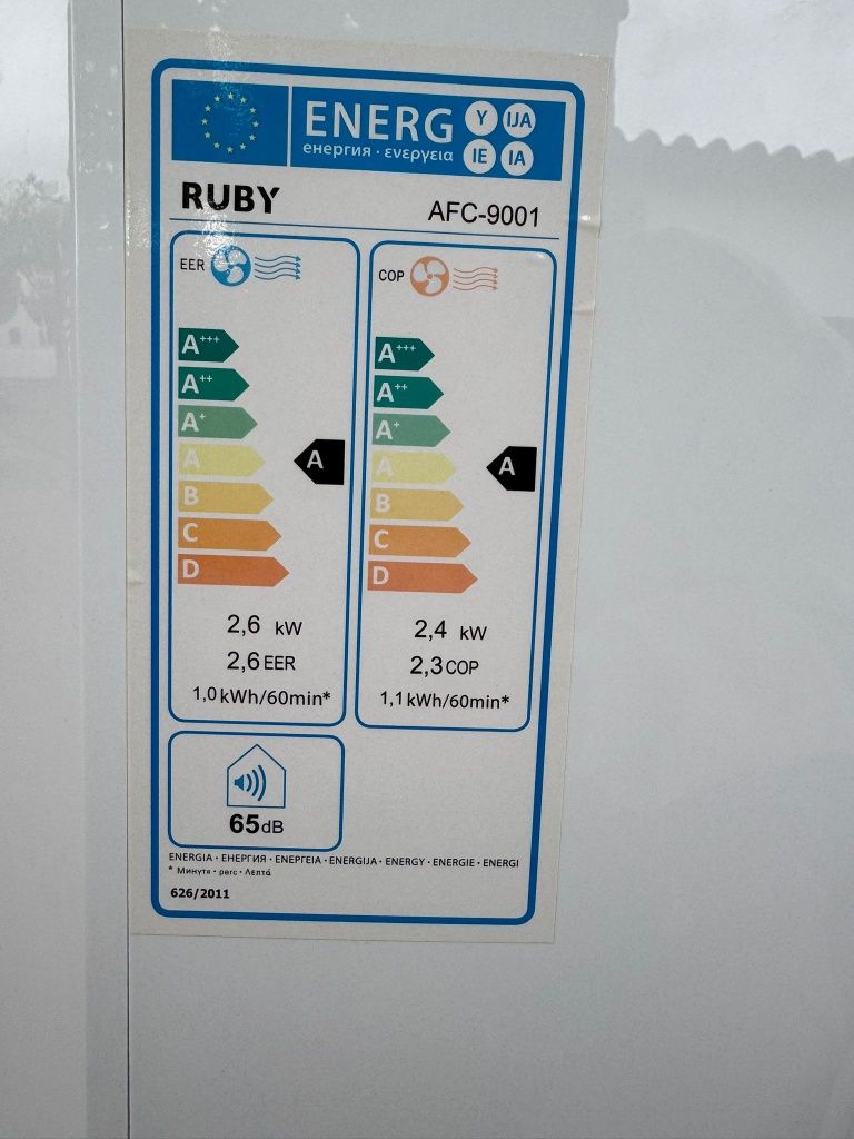 Ar condicionado Ruby quente e frio