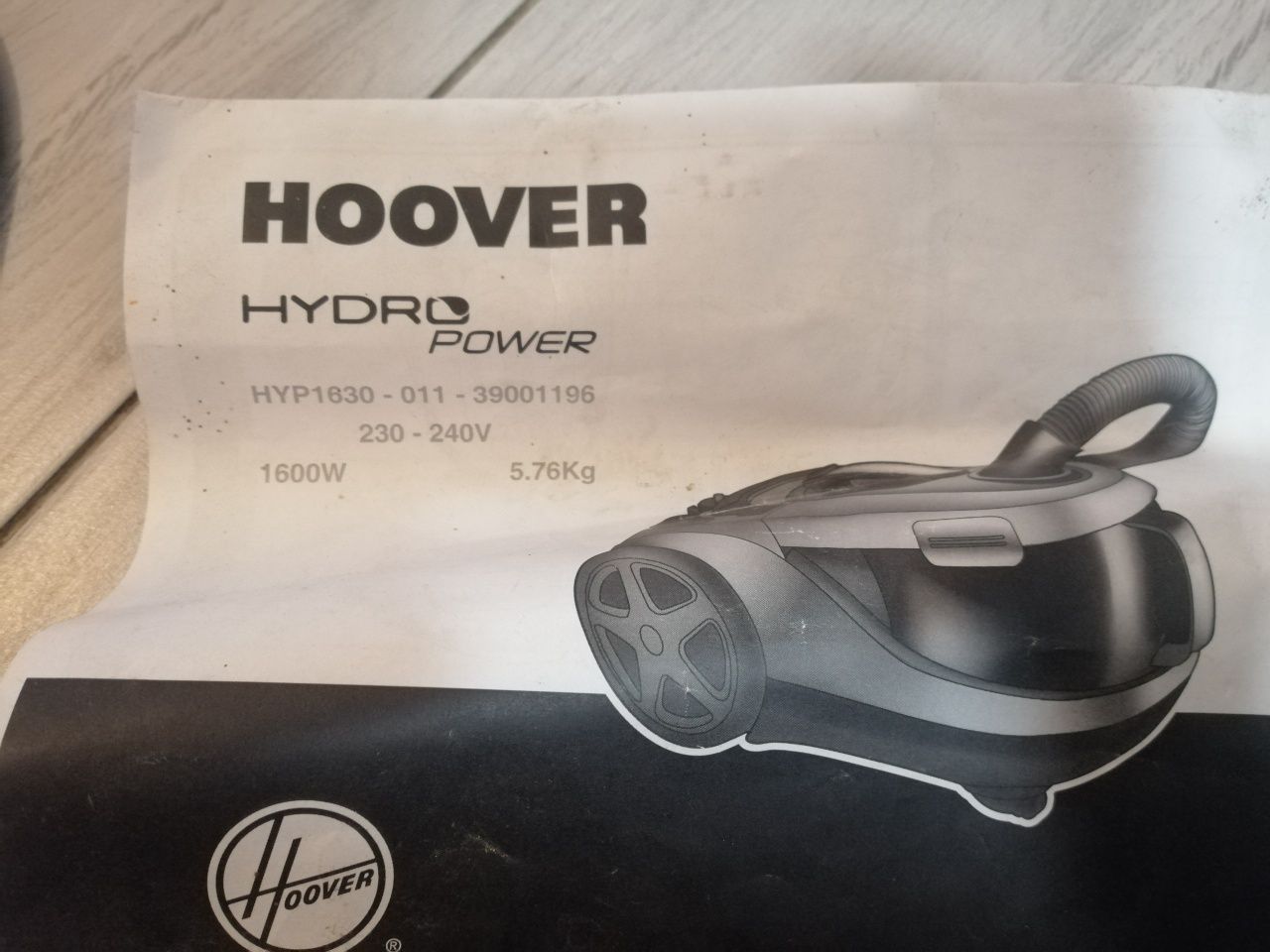 hoover hyp 1630 hydro