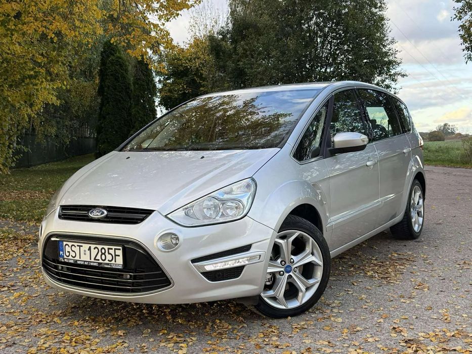 Ford S-Max LIFT Diesel 200KM! Skóra-Alcantara! Manual! LEDY! Alu 18! Solar! Ładny