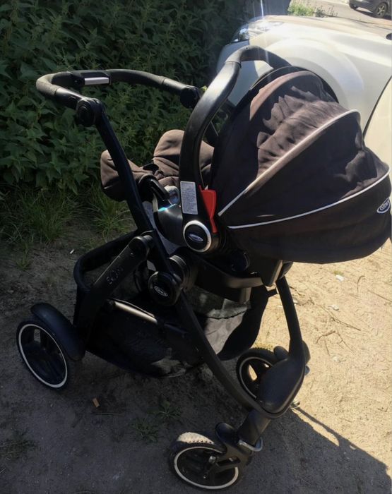 Wózek dzieciecy spacerówka gondola  Graco evo xt 3w1 + akcesoria