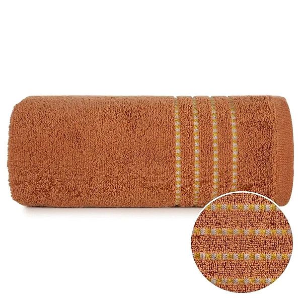 Ręcznik 70x140 Kąpielowy Bawełna Fiore Pomarańcz