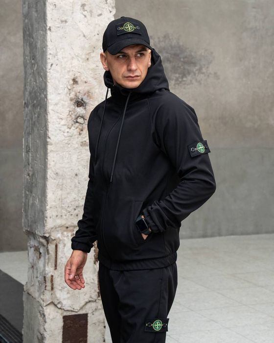 Спортивний костюм чоловічий SoftShell stone / стон костюм