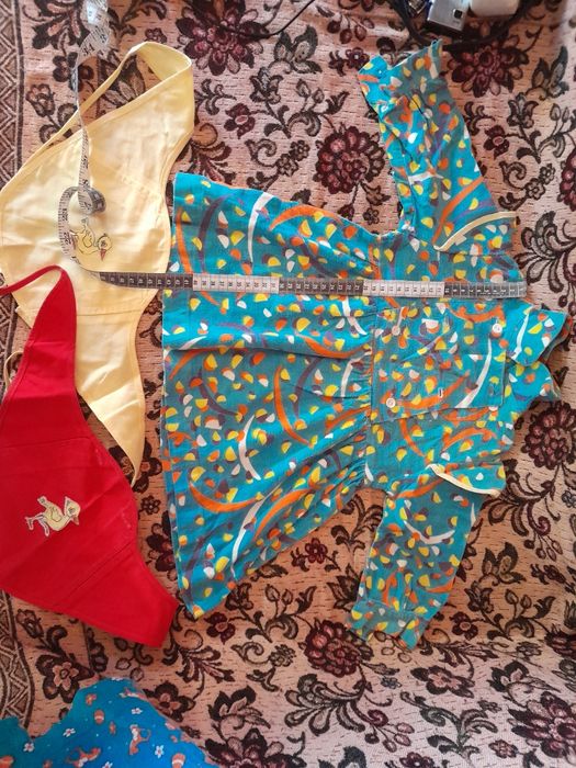 Теплые байковые платья длина 44 см