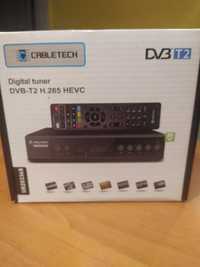 Tuner cyfrowej telewizji naziemnej DVB-T2 HEVC Cabletech. Polecam!!!