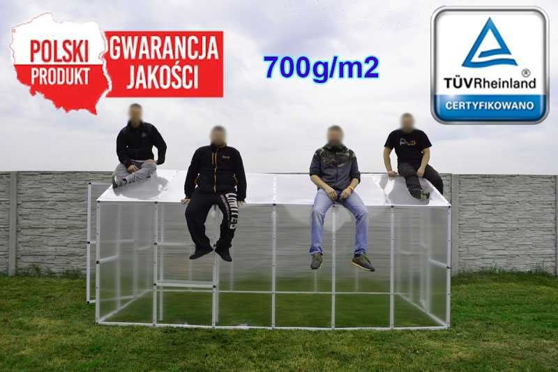 77KG POLSKA PRODUKCJA 4x2 8,5m2 Szklarnia POLIWĘGLAN Tunel ogrodowy