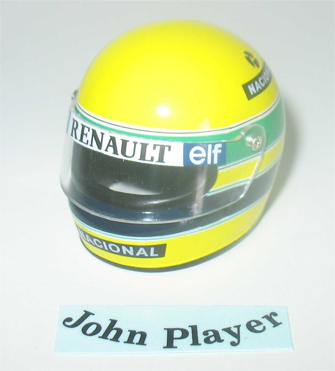 Capacete Ayrton Senna - Temporada 1985 (Lotus) - Escala 1/8