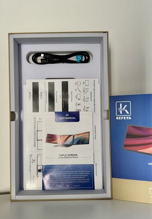 Зовнішні Портативні Монітори для ноутбука з зарядним KEFEYA 15.6 дюйма