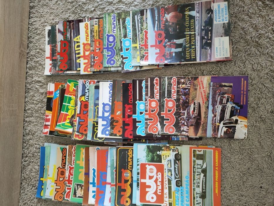 Revistas antigas de Carros 70/80