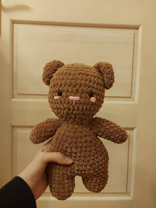 Maskotki na szydełku handmade sensoryczne miś, pszczółka, kapibara, ba