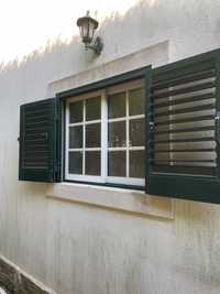 Portada verde de janela + aro