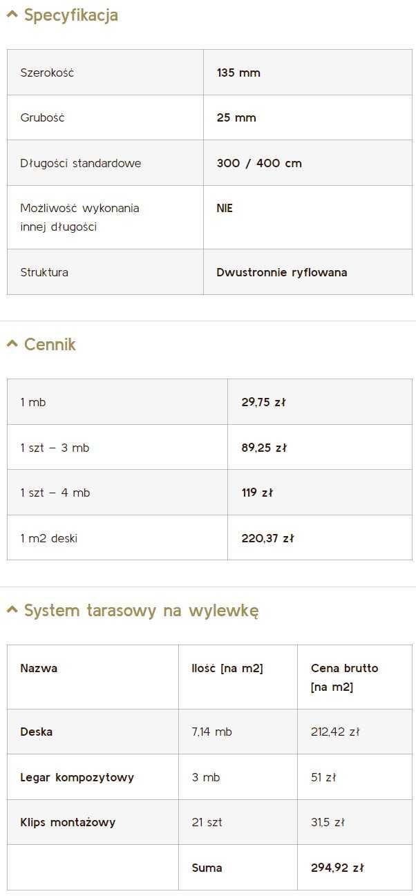 Deska kompozytowa tarasowa - szybka dostawa - sprawdzona jakość #ATEST