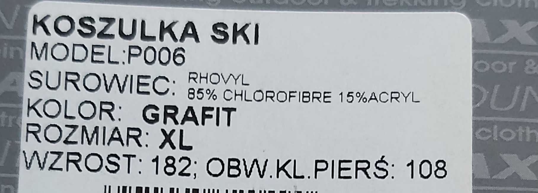Koszulka termoaktywna xl
