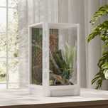 Terrarium 15x15x25 Białe Dla Ptasznika, Modliszki, Małego Gekona itp