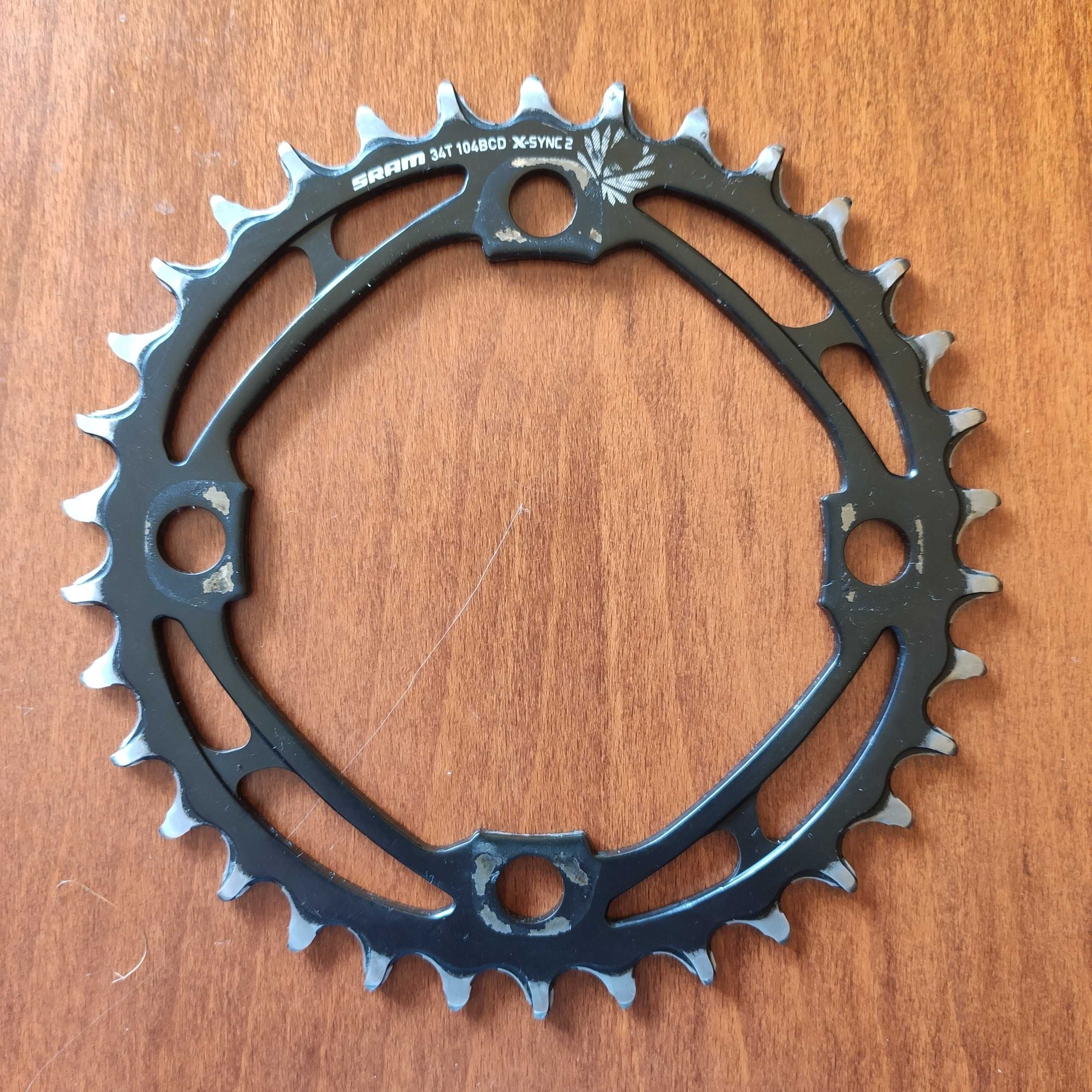 Zębatka SRAM Eagle 12rz 34T 104BCD X-SYNC2 104mm stalowa + śruby