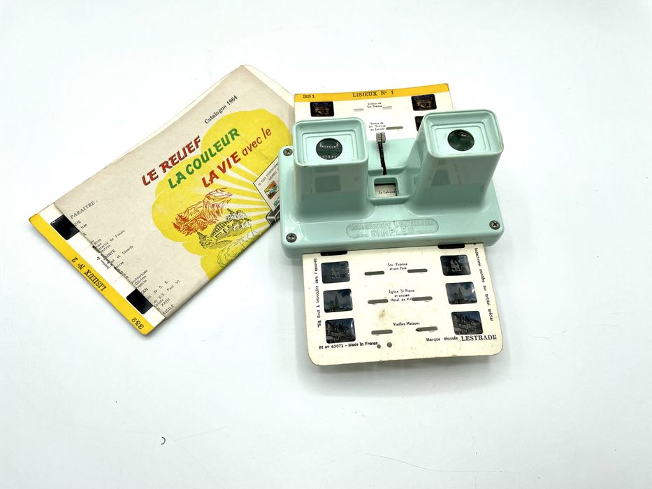 Brinquedo antigo STEREOSCOPE LESTRADE BAR EV SIMPLEX