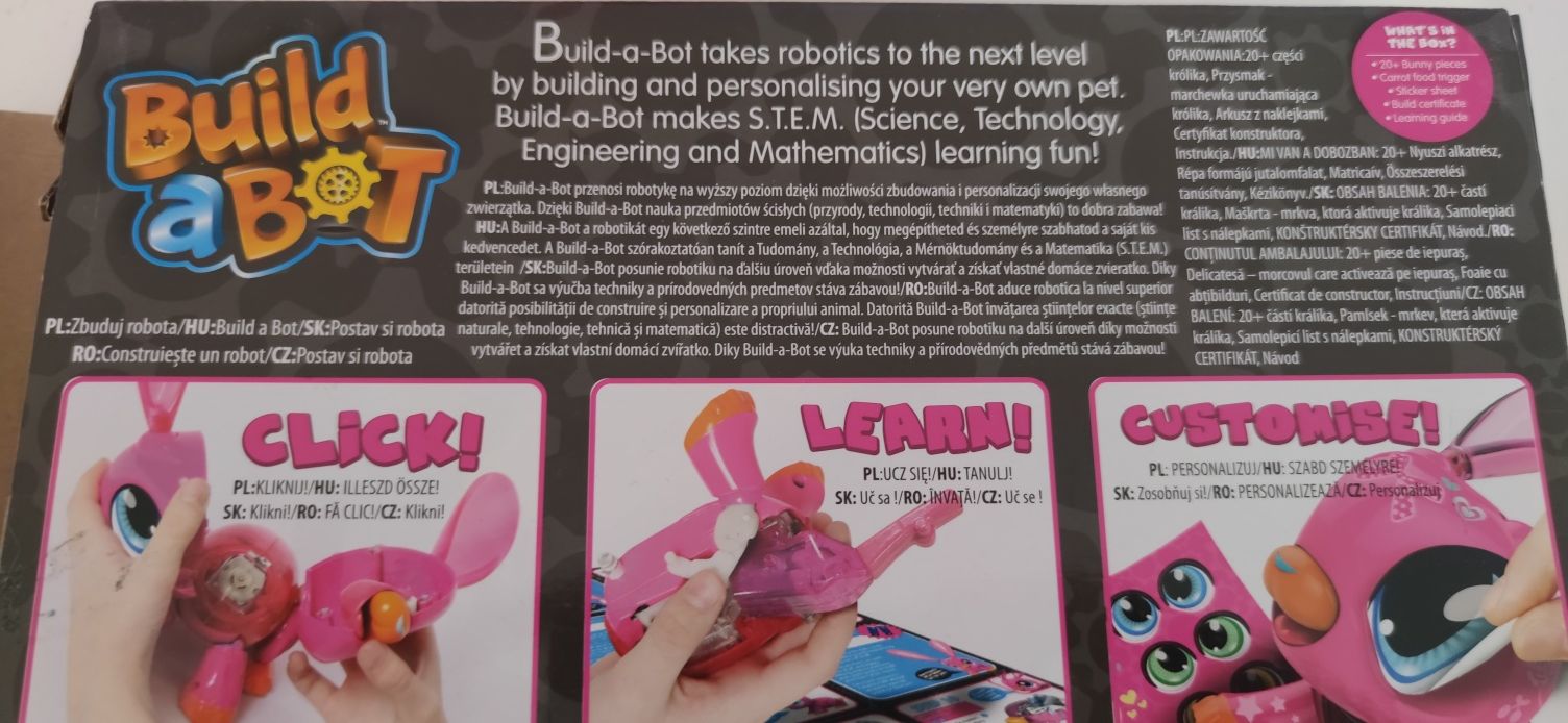 Interaktywny królik Build a Bot