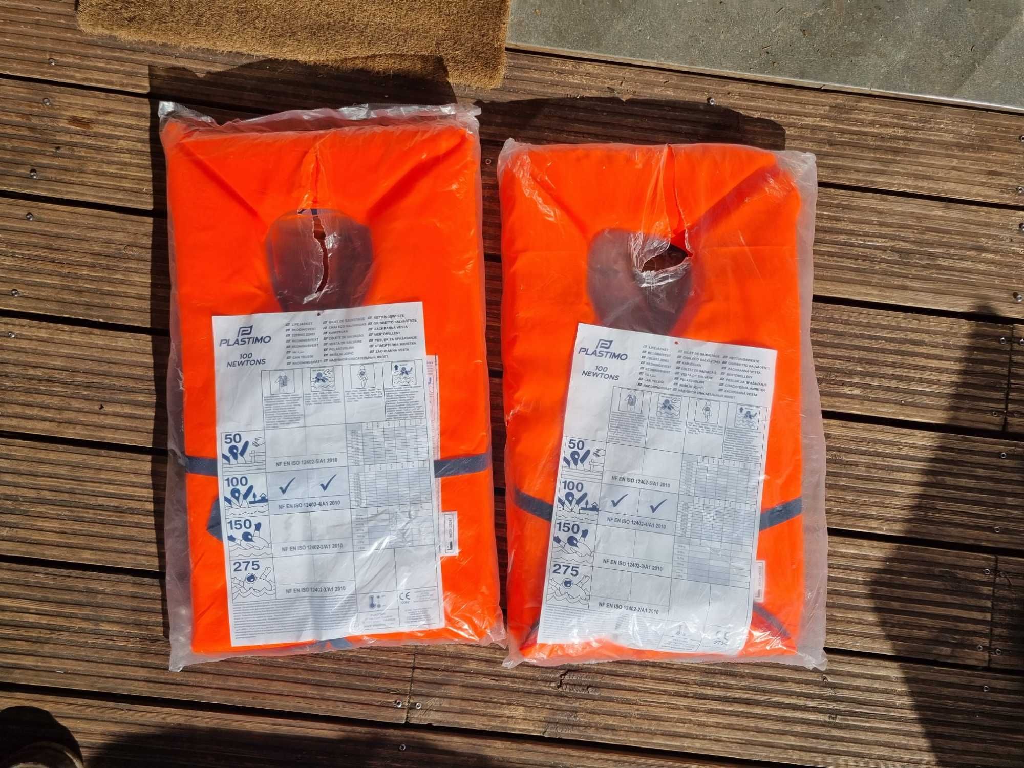 2x Coletes de flutuação Plastimo novos ainda embalados