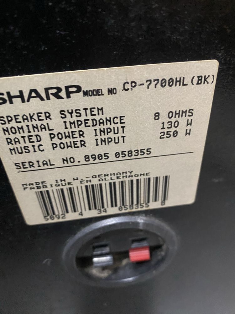 Sharp system 7700