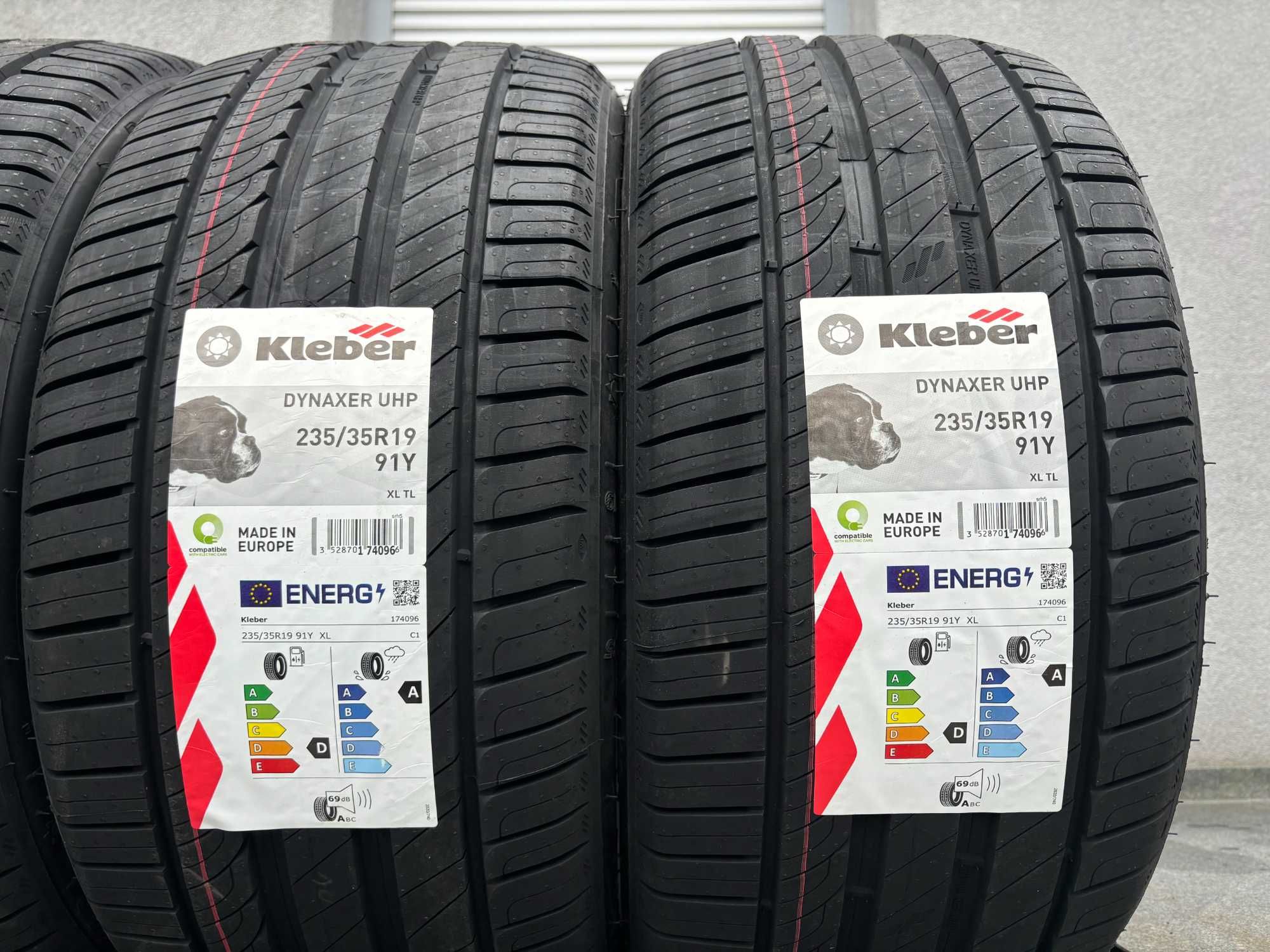 4szt letnie 235/35R19 Kleber Dynaxer UHP 91Y D,A,69db Prod. 2024 rok!