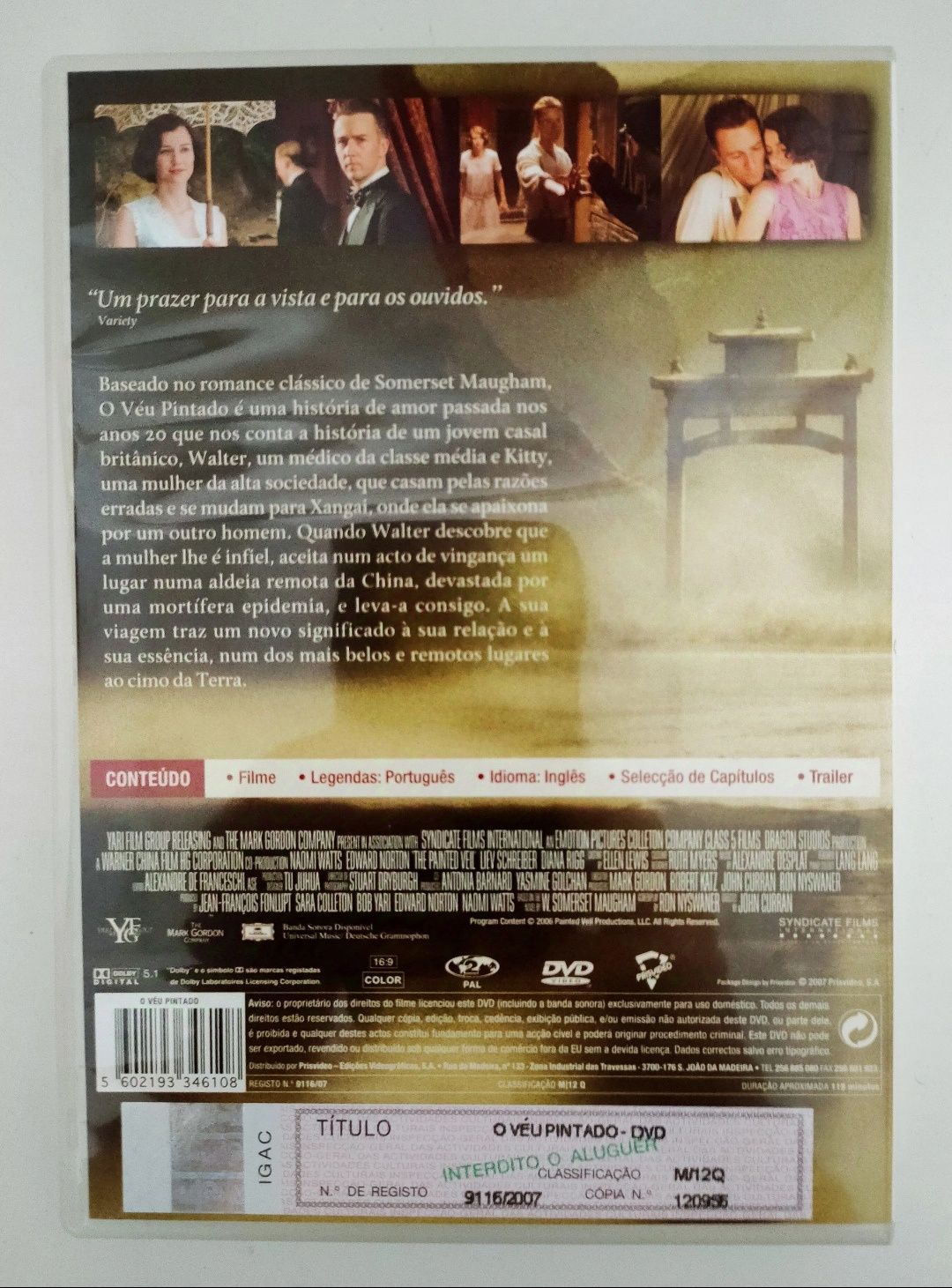 DVD o veu pintado