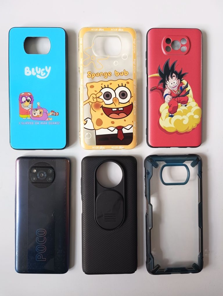POCO X3 Pro, Android 15, Oxygen OS 15, do gier, 5x etui.