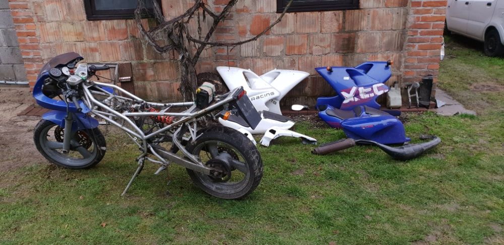Sachs XTC 125, koło, zawieszenie przód i tył, części