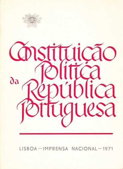 Constituição Política da República Portuguesa – 1971-AA.VV.-INCM