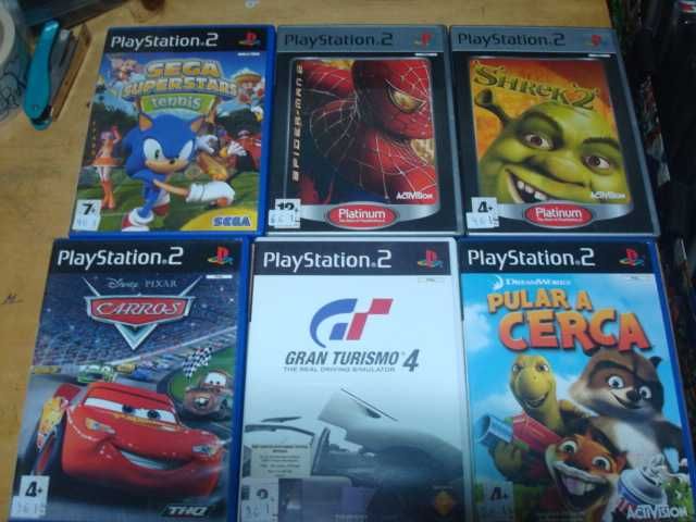lote de 10 jogos originais ps2