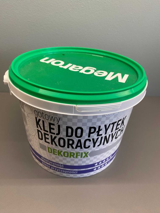 Klej do płytek dekoracyjnych, korka Dekorfix, Megaron 5 kg