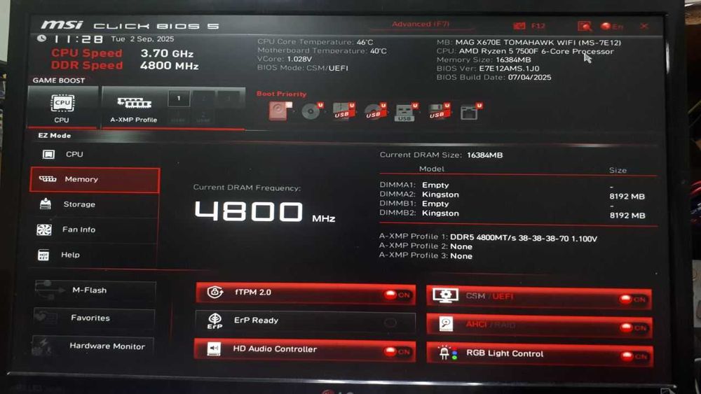 Материнська плата MSI MAG X670E TOMAHAWK WIFI
