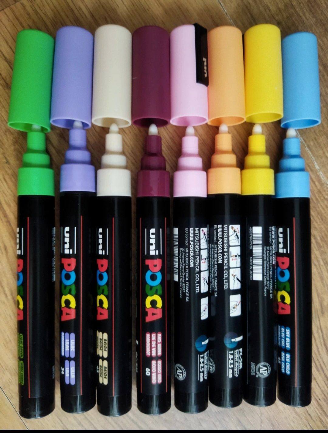 Markery Posca 8 szt