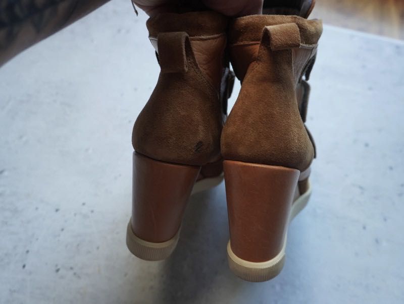 Koturny wedges botki 00s y2k bimbo lolita jak marant platforma buffalo