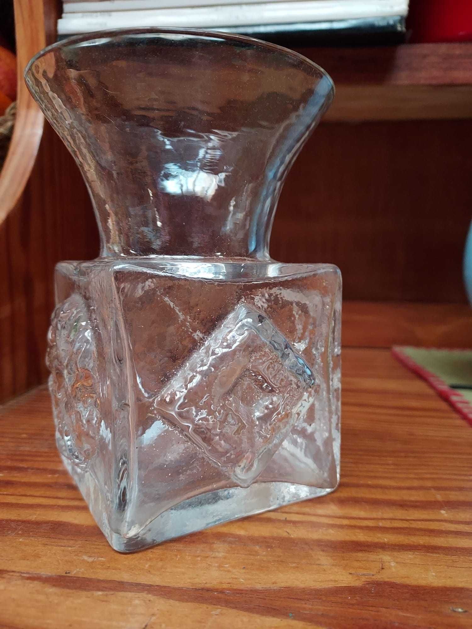 Jarra de vidro inglesa da marca Dartington anos 70