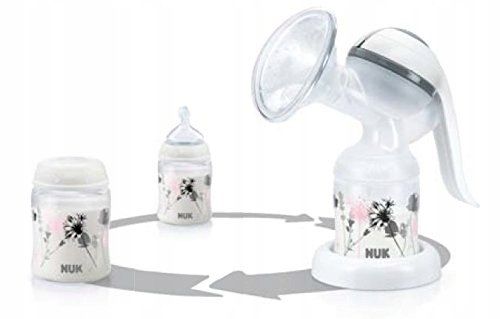 Ręczny laktator NUK Jolie 150 ml – delikatna silikonowa wkładka