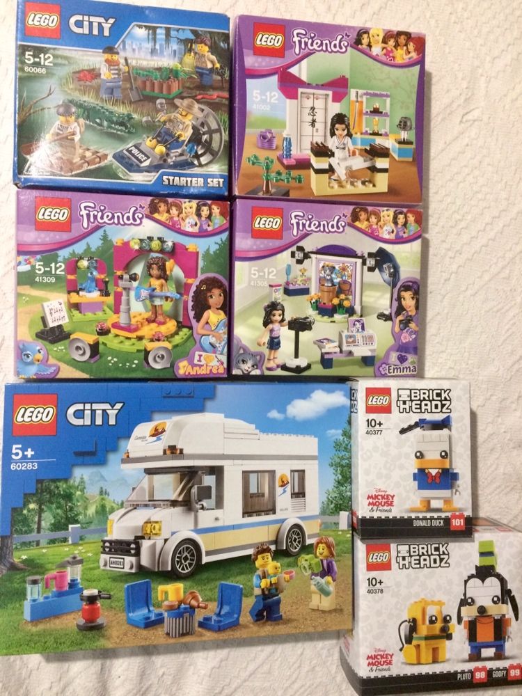 LEGO Friends, Big Bang Theory, Star Wars, Technic, City, Speed Champ