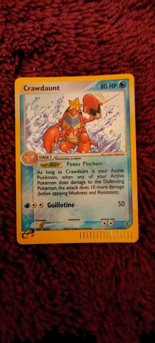 Carta Pokemon Crawdaunt