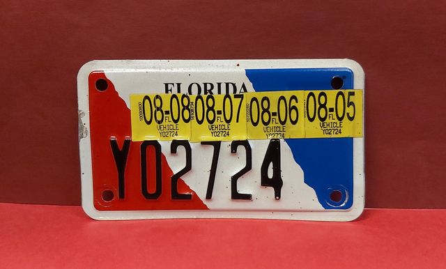 Tablica rejestracyjna motocyklowa Usa - Florida