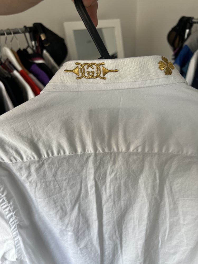 Gucci biała koszula zaprsszam