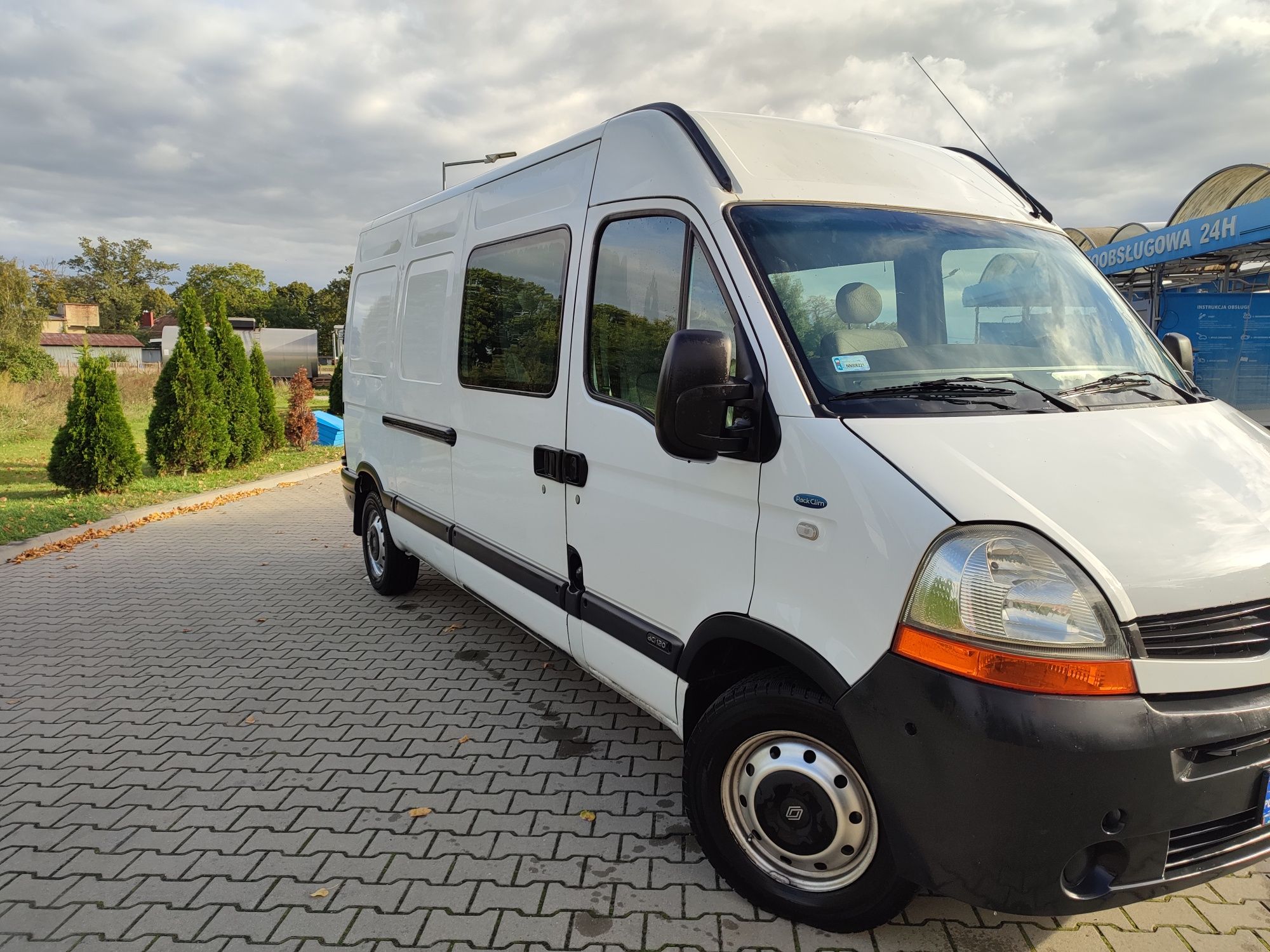 Renault Master II L3 H2 Brygadówka zabudowa 7 osobowa GRAU
