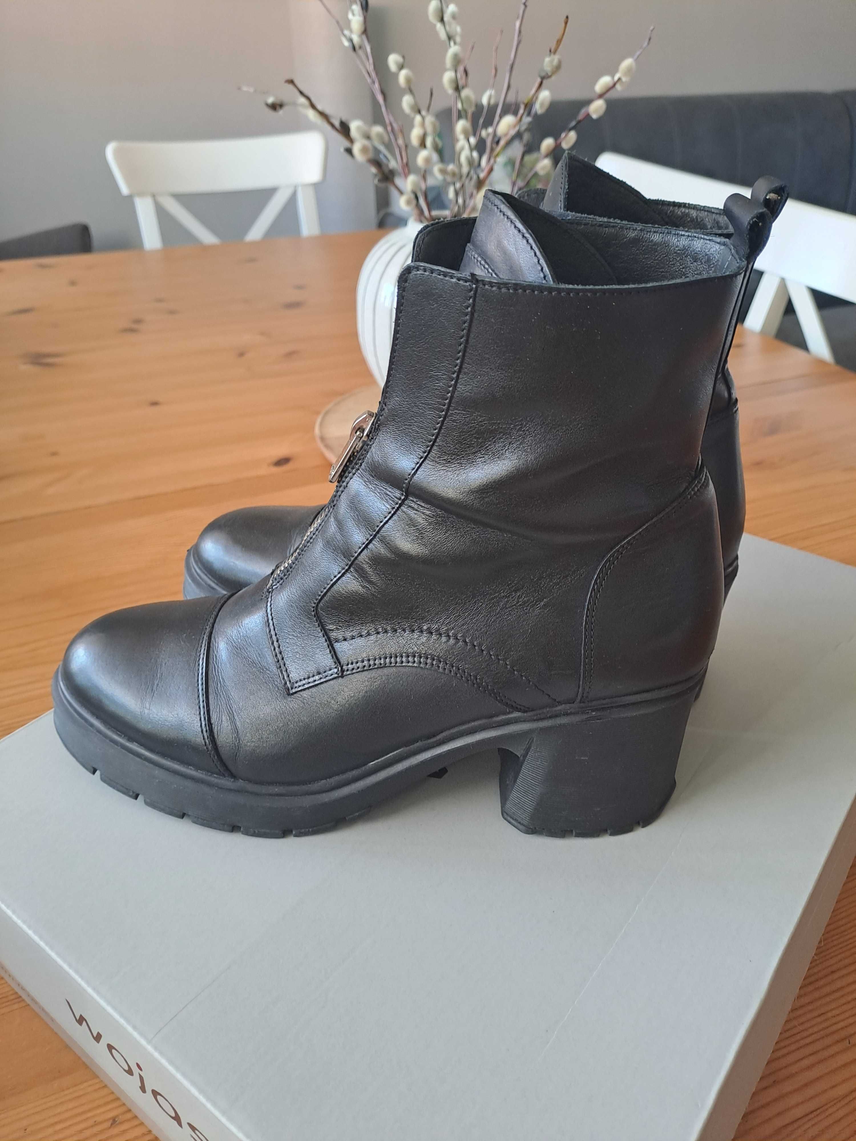 Wojas botki 40 zamek