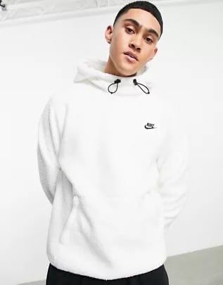 Оригінал! Худі Nike Sherpa біле (L) Нове з бірками!