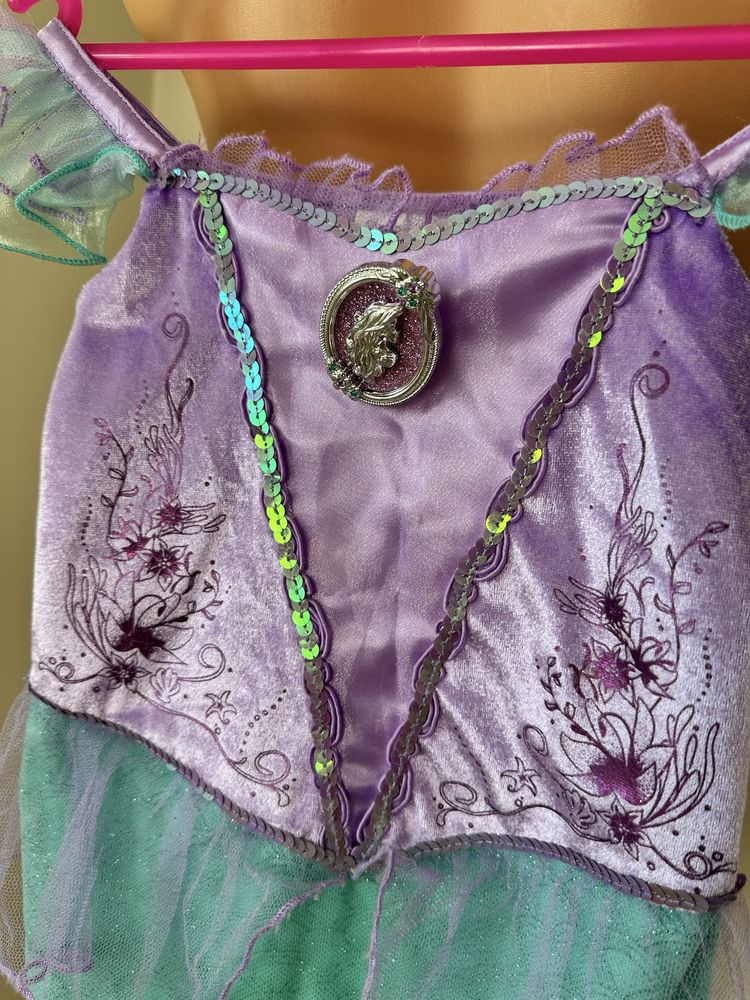Strój przebranie na bal przebierańców Anielka Syrenka Disney 104 cm