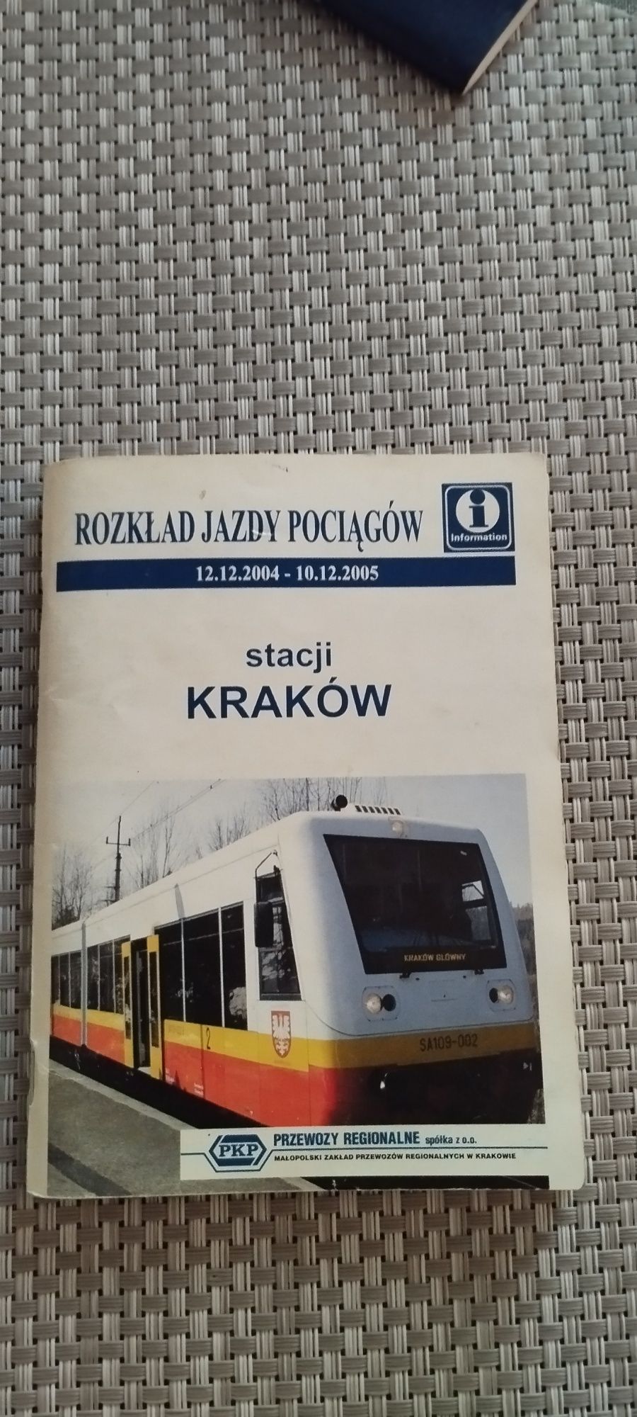 Kieszonkowy rozkład jazdy Kraków 2005