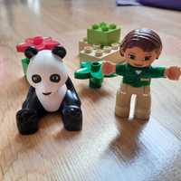 Lego Duplo, zestaw panda, zestaw samoch. pielęgniarki