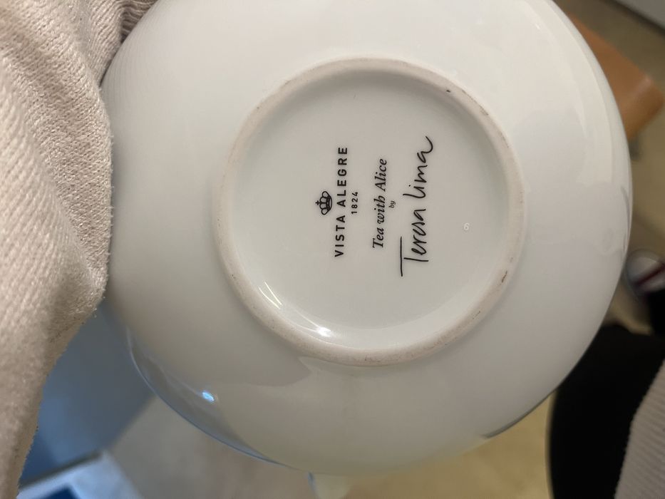 Vista alegre, Teresa Lima - Bule de chá e Xicaras