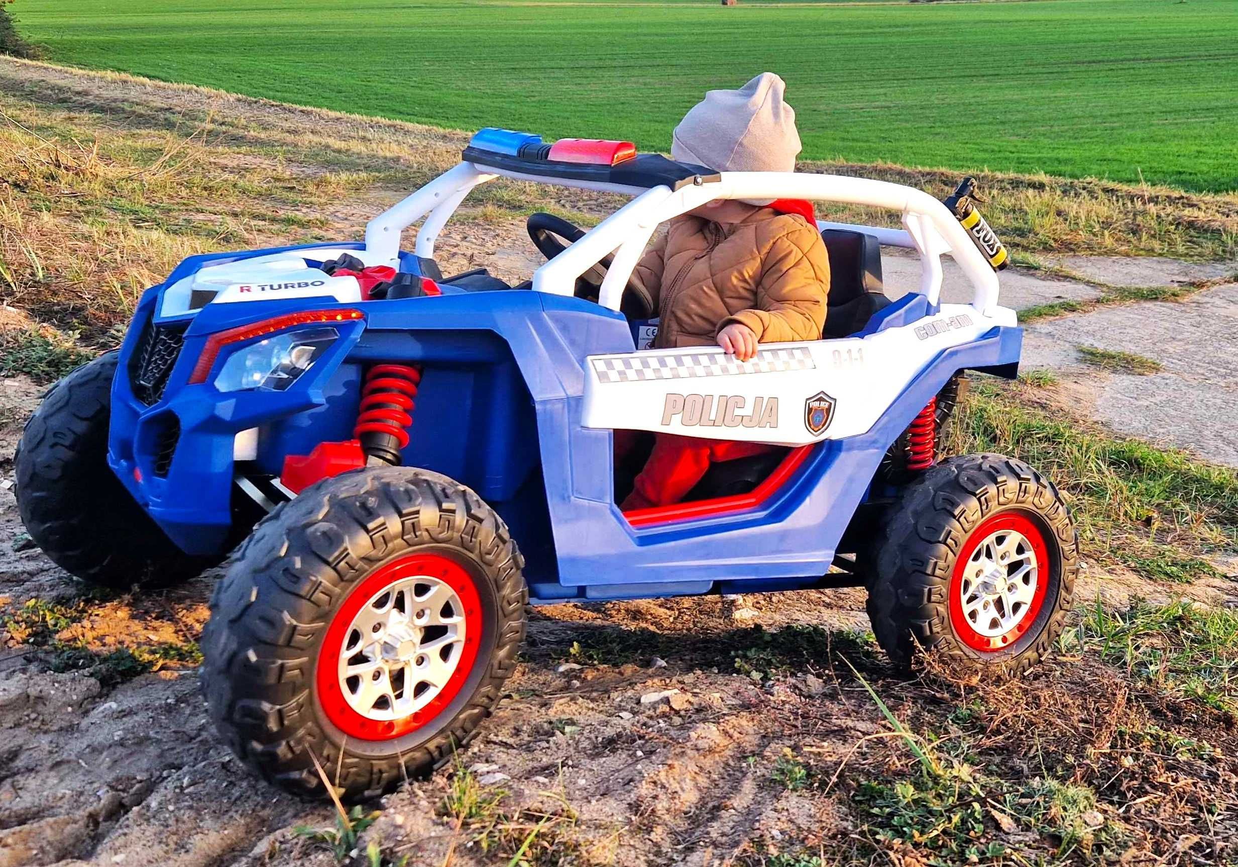 Pojazd dla dzieci BUGGY POLICJA 4X4 24V 7Ah