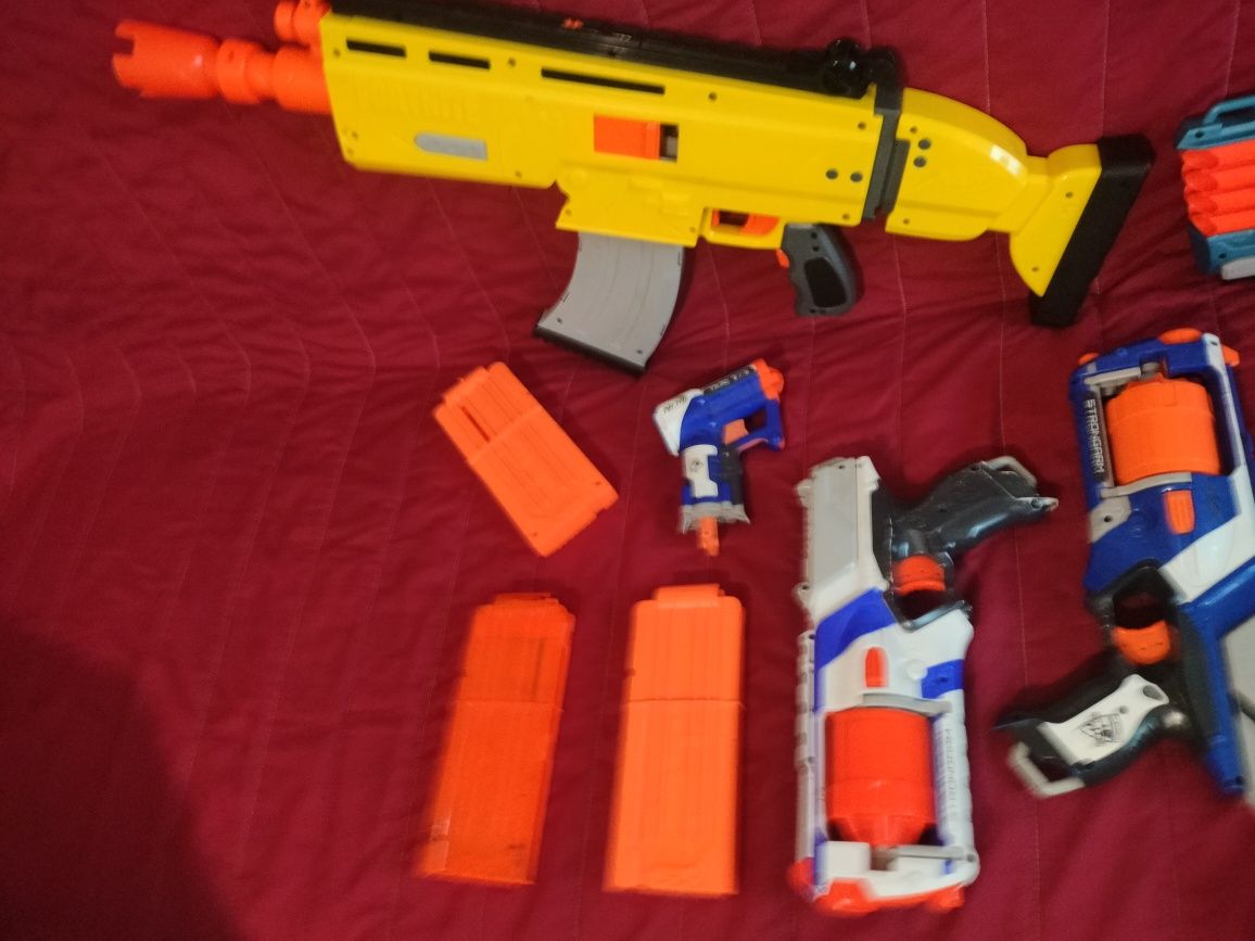 Duży zestaw NERF