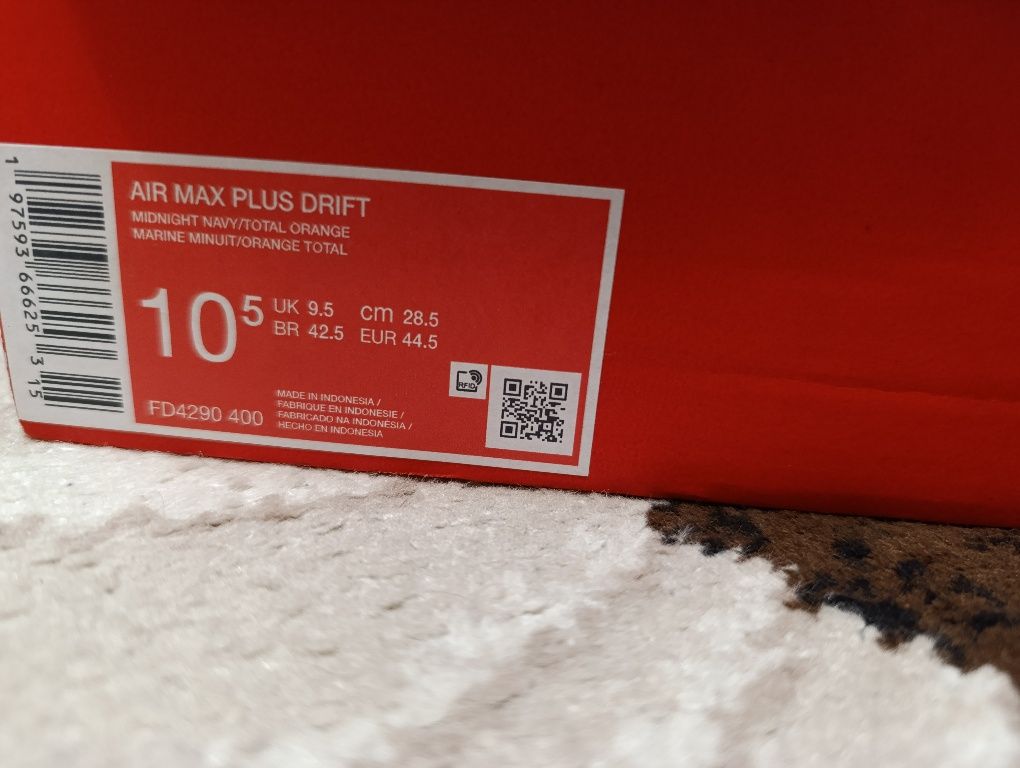 Кросівки Nike Air Max Tn Plus Drift Midnight Navy Total Orange опис!!!
