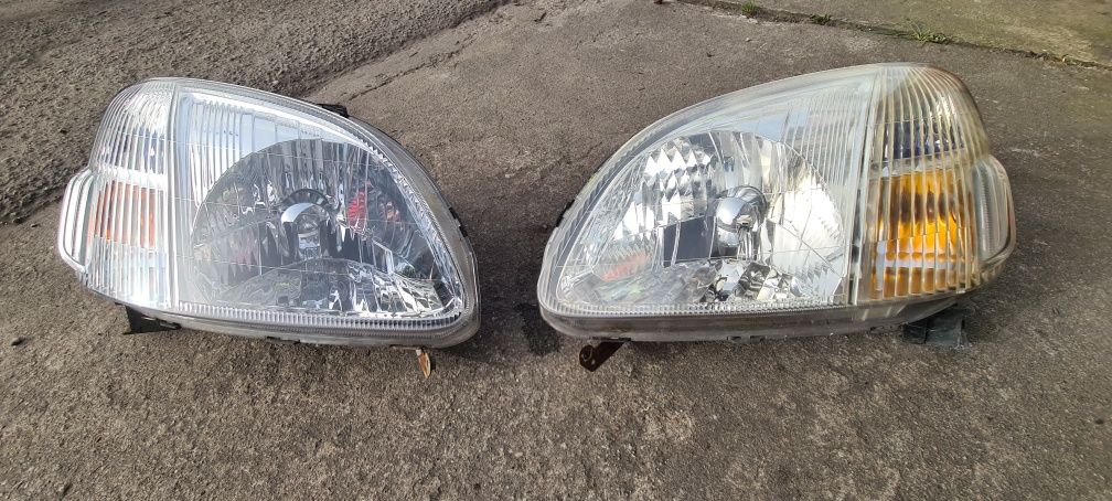 Lampy przód honda logo komplet