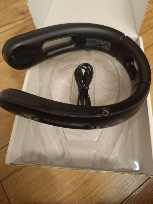 Przenośny wentylator na szyję, bezprzewodowy, USB, klimatyzatory
